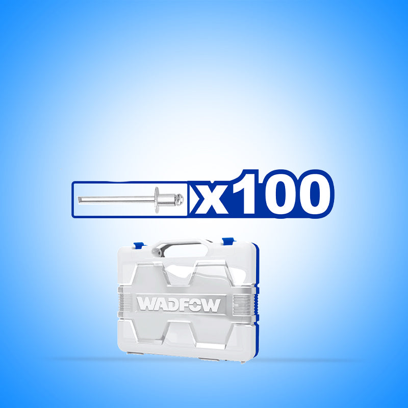 WADFOW 9.5" 101 PCs Hand Riveter and Rivets Kit - WHR1909