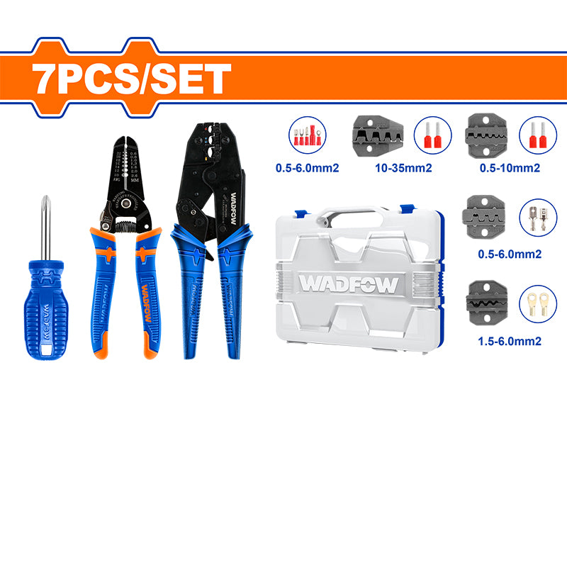 WADFOW 7 PCs Crimping Pliers Set - WHS1B07