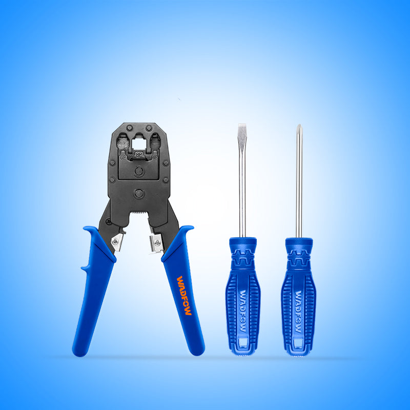 WADFOW 46 PCs Modular Plug Crimper Set - WHS2B46