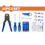 WADFOW 46 PCs Modular Plug Crimper Set - WHS2B46