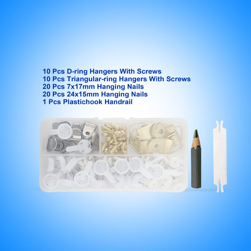 WADFOW 68 PCs Picture Hanging Tools Set - WHS2B68