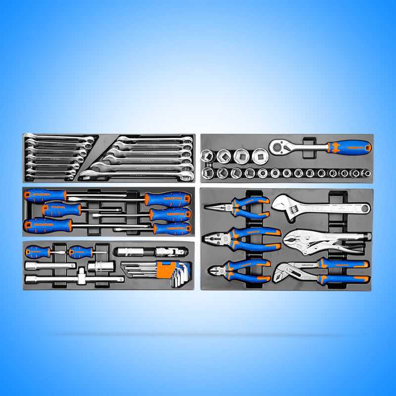 WADFOW 61 PCs Tools Chest Set - WHS4B61