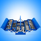 WADFOW 61 PCs Tools Chest Set - WHS4B61