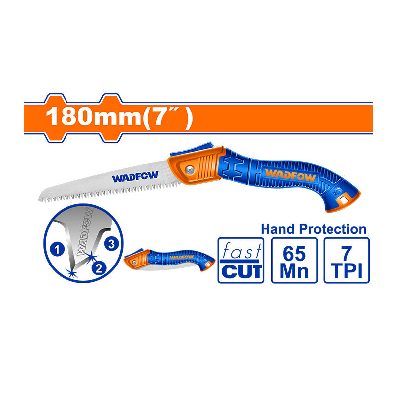 WADFOW 180MM (7") Folding Saw - WHW4607