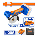 WADFOW Cordless Mini Cut-Off Tool 20V + Battery + Charger - WLAP571