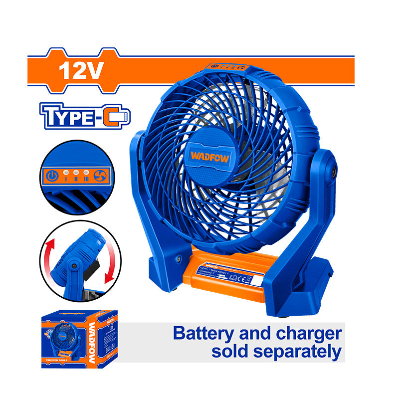 WADFOW 12V Cordless Fan - WLF1507