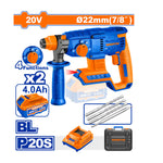 WADFOW 22MM Cordless Rotary Hammer - WLM15225