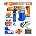 WADFOW 28MM Cordless Rotary Hammer - WLM1B283