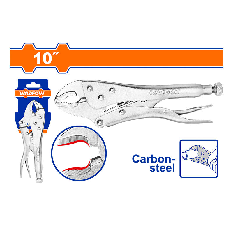 WADFOW 10" Curved Jaw Locking Plier - WLP1C10