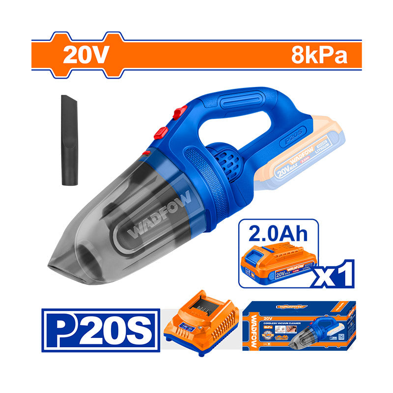 WADFOW 20V, 8kPa Cordless Vacuum Cleaner - WLV20201