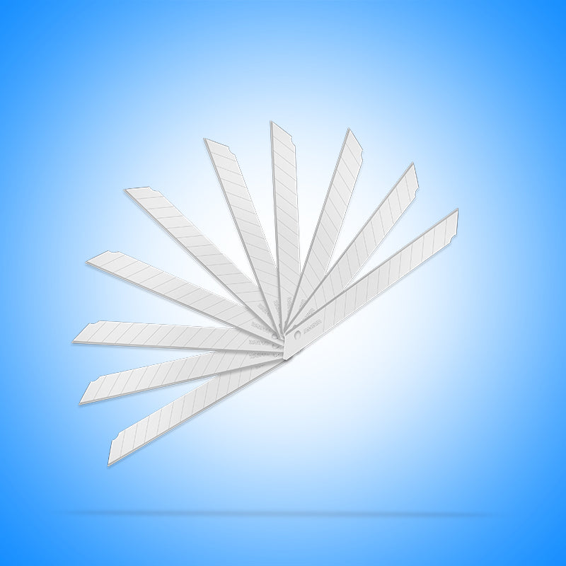 WADFOW 9x80MM 10 PCs Snap-Off Knife Blades Set - WMK1K09