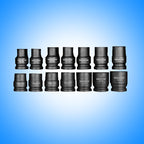 WADFOW 14 PCs 1/2"Dr. Impact Socket Set - WMS4D01