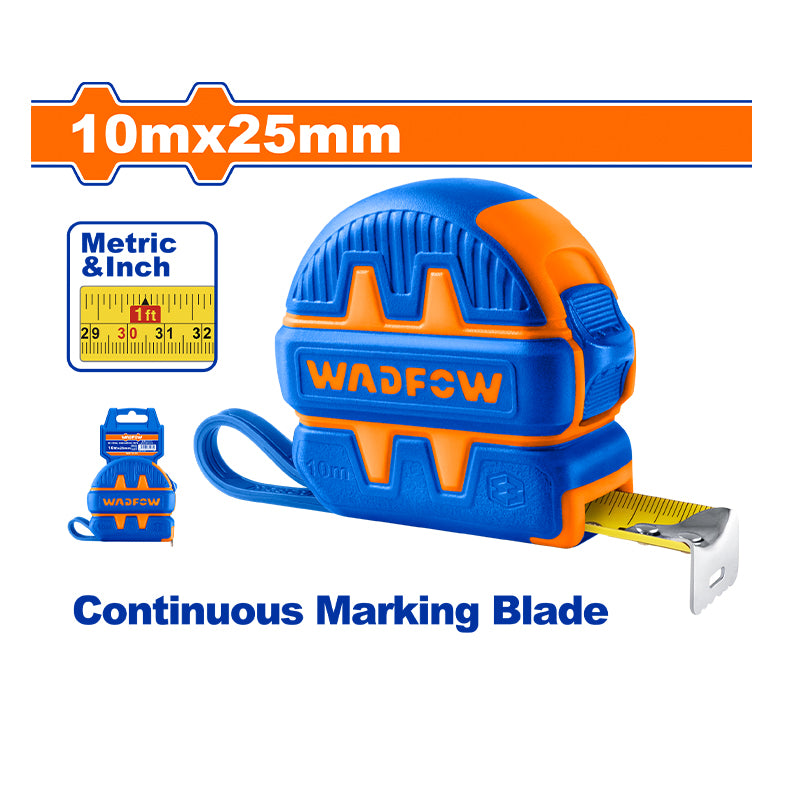 WADFOW 10Mx25MM Steel Measuring Tape - WMT1250