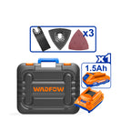WADFOW Cordless Multi-Tool 20V + Battery + Charger - WMUP5021