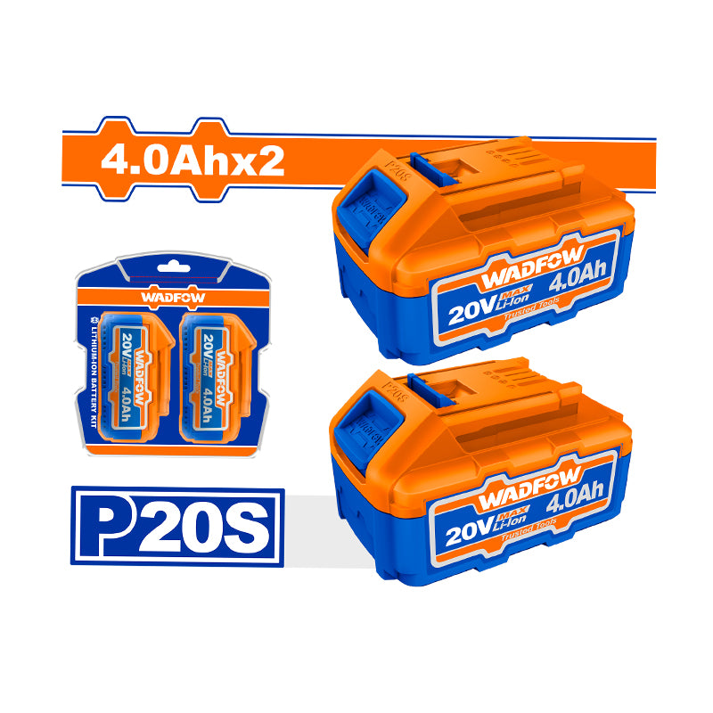WADFOW 2 PCs Battery 20V 4AH - WOS240685