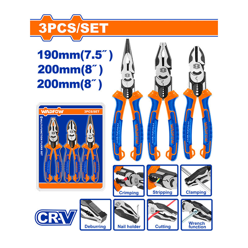 WADFOW Multi-Function Pliers Set - WPS0413