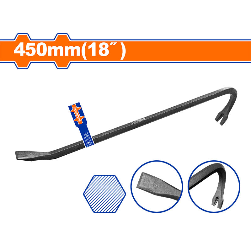 WADFOW 450MM (18") Wrecking Bar - WQB1345
