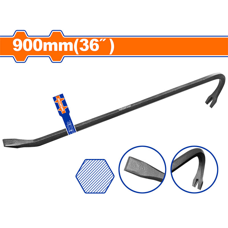 WADFOW 900MM (36") Wrecking Bar - WQB1390