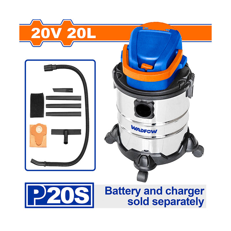 WADFOW 20V, 20L Cordless Vacuum Cleaner - WQV1A20