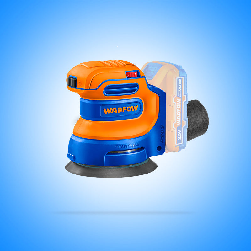 WADFOW 20V 125MM Cordless Random Orbit Sander - WRAP5030