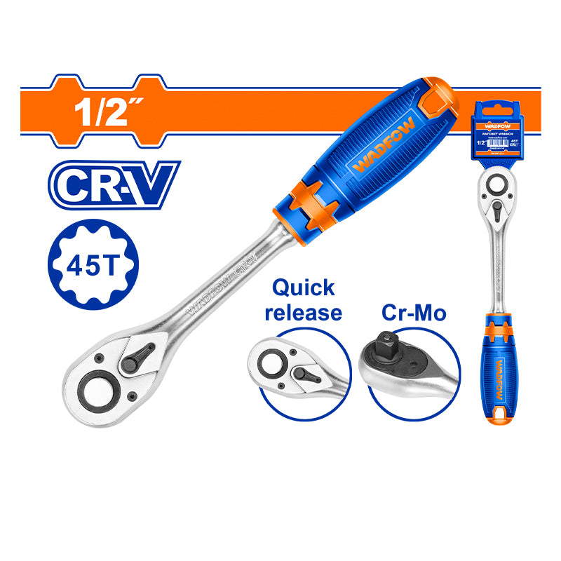 WADFOW 1/2" Ratchet Wrench - WRW1212