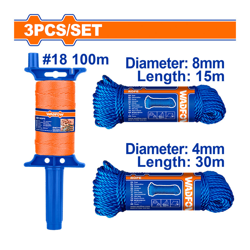 WADFOW Rope 3 PCs Set - WRZ6003