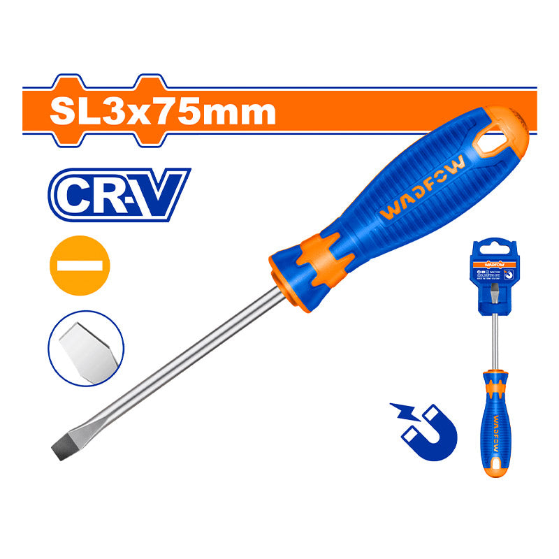WADFOW SL3x75MM Slotted Screwdriver - WSD1233