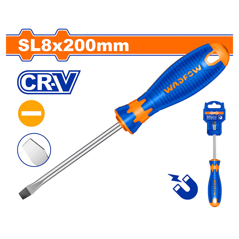 WADFOW 8x200MM Slotted Screwdriver - WSD1288