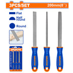 WADFOW 200MM (8") 3 PCs Wood File Set - WSF1403
