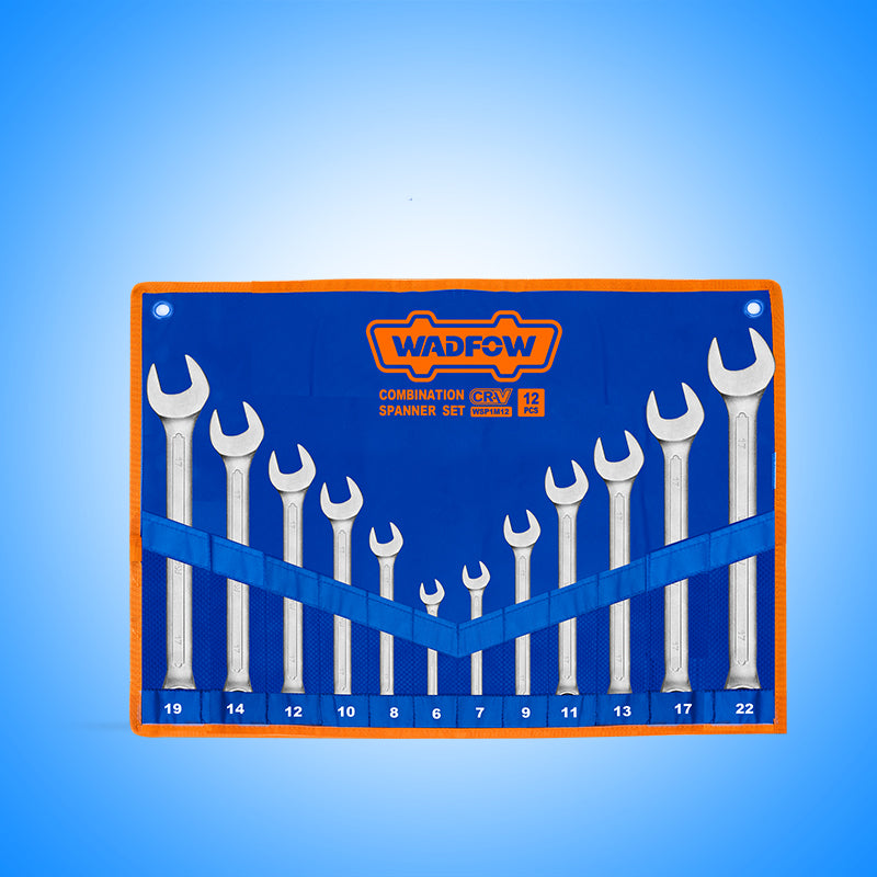 WADFOW 12 PCs Combination Spanner Set - WSP1M12