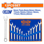 WADFOW 12 PCs Combination Spanner Set - WSP1M12