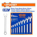 WADFOW 6-24MM 14 PCs Combination Spanner Set - WSP1M24