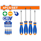 WADFOW 4 PCs Screwdriver Set - WSS1204
