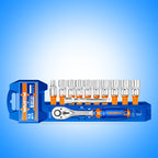 WADFOW 12 PCs 1/2" Socket Set - WST2212