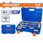 WADFOW 25 PCs 1/2" Socket Set - WST2D25