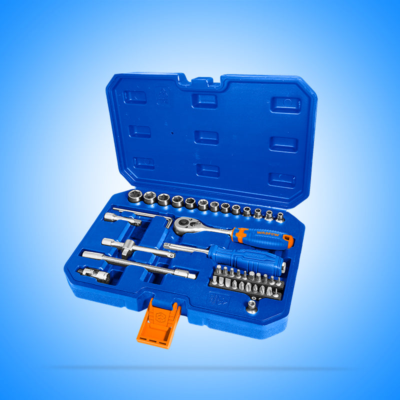 WADFOW 45 PCs 1/4" Socket Set - WST4D45