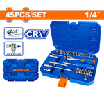 WADFOW 45 PCs 1/4" Socket Set - WST4D45