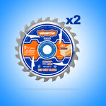 WADFOW 140MM Ultra-Thin TCT Saw Blade Set - WTC3K14