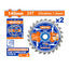 WADFOW 140MM Ultra-Thin TCT Saw Blade Set - WTC3K14