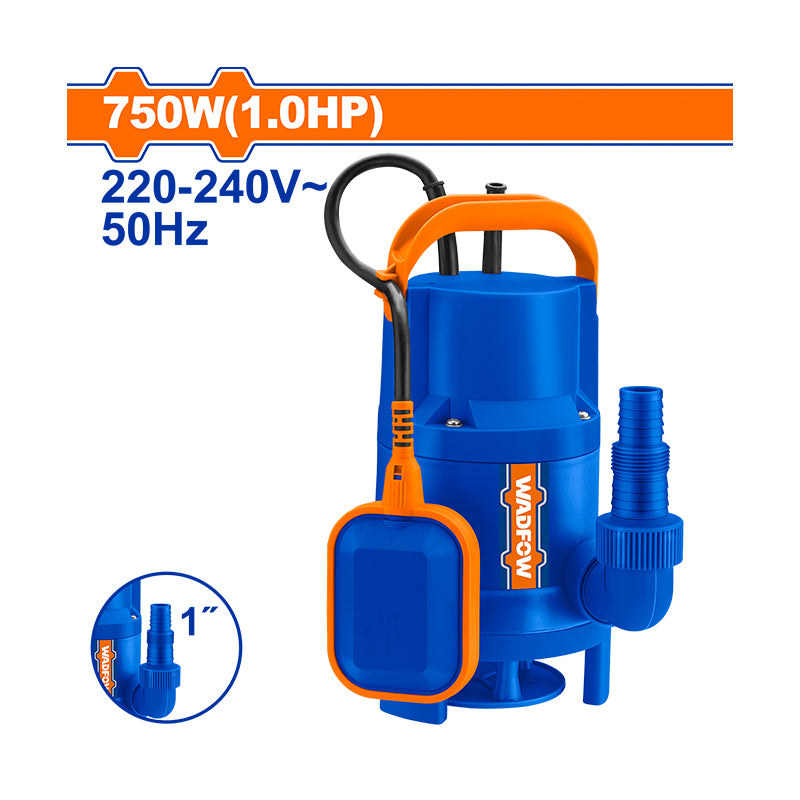 WADFOW 750W (1.0HP) Sewage Submersible Pump (8M Max. Head) - WWPFW03 Main image