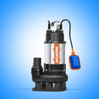 WADFOW 750W (1.0HP) Sewage Submersible Pump (13M Max. Head) - WWPWA03