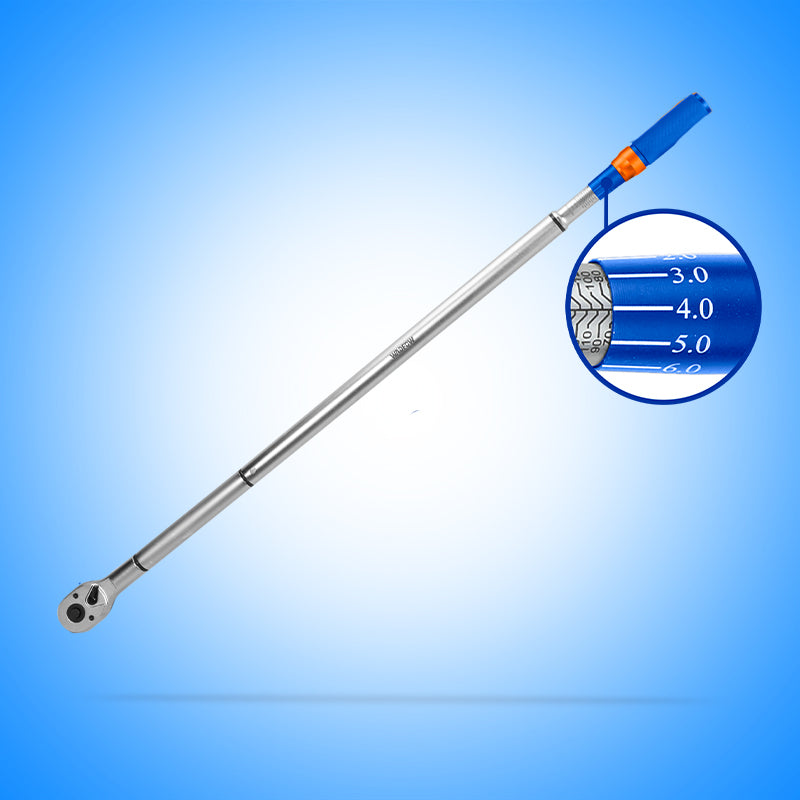 WADFOW 3/4", 160-800Nm Preset Torque Wrench - WWQ4D34