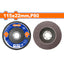 WADFOW 115MMx22.2MM, P80 Flap Disc - WYL1303