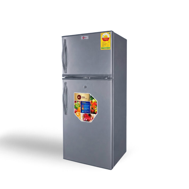 H&A Double Door Fridge 250L - H&A-BCD250