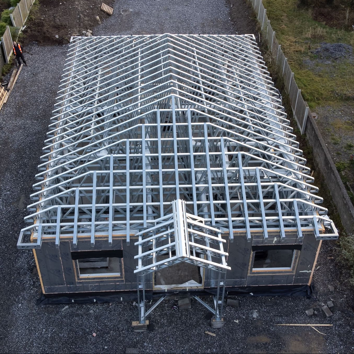 Galvanized Steel Roof Trusses